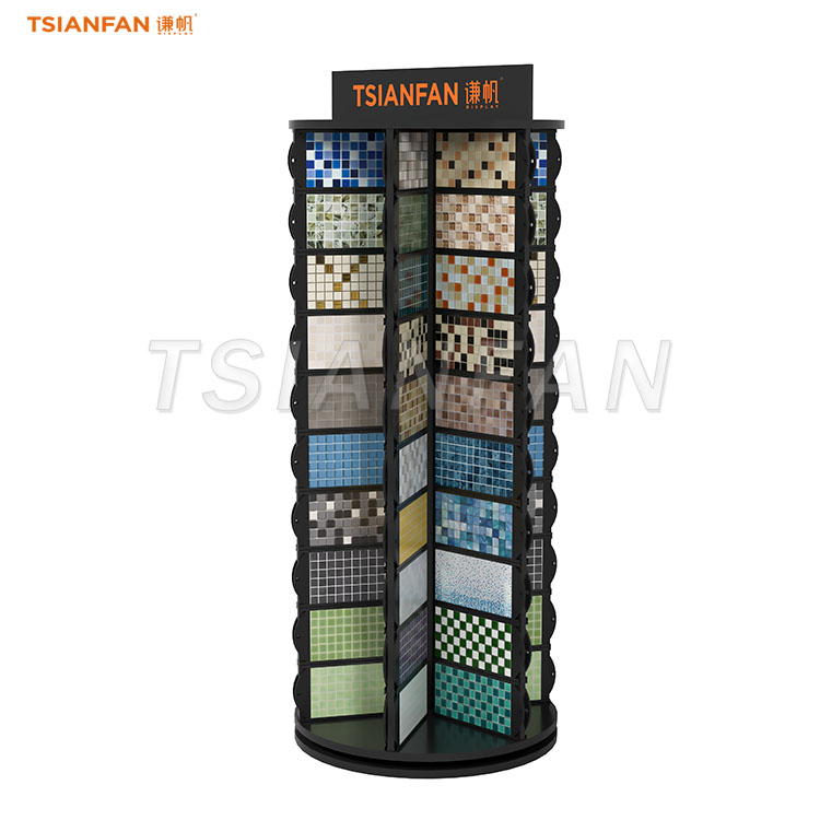 high-capacity mosaic tiles display stand-MM017