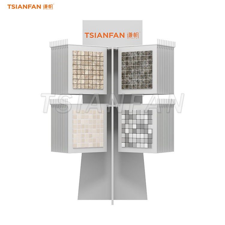 mosaic tile display frame page turning display stand for mosaic-MF009